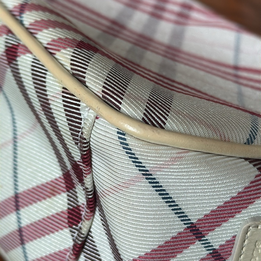 Burberry Blue Label Nova Check Nylon Crossbody Bag - Picture 12 of 14